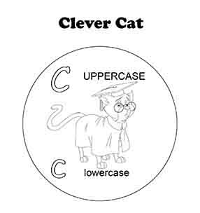 Letter C Clever Cat