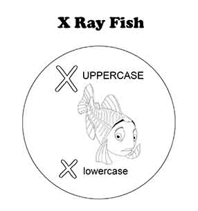 Letter X XRay Fish